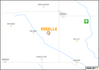 map of Roselle