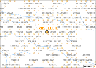 map of Rosellón