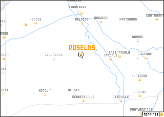 map of Roselms