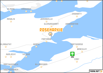 map of Rosemarkie