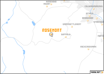 map of Rosemont