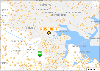 map of Rosemont