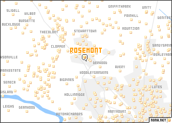 map of Rosemont