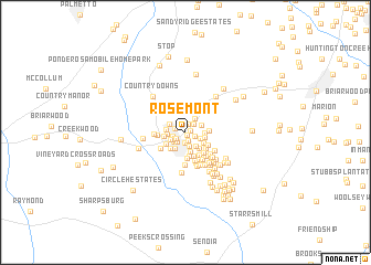 map of Rosemont