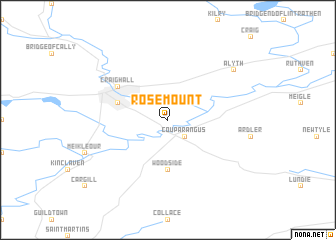map of Rosemount