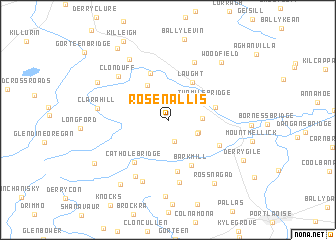 map of Rosenallis
