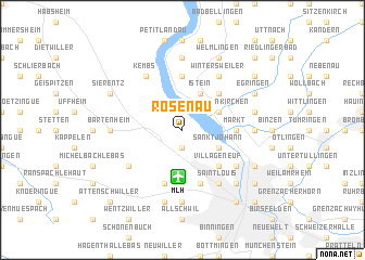 map of Rosenau