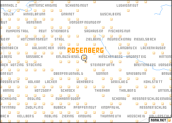 map of Rosenberg