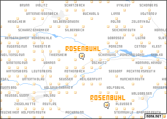 map of Rosenbühl