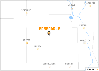 map of Rosendale