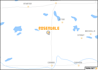 map of Rosendale