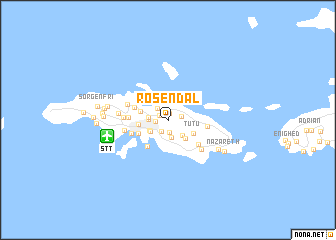 map of Rosendal