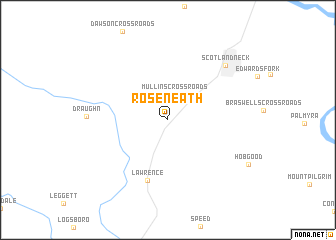 map of Roseneath
