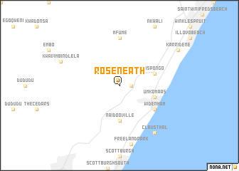 map of Roseneath
