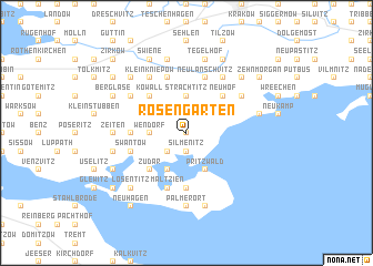 map of Rosengarten