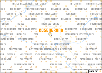 map of Rosengrund