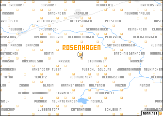 map of Rosenhagen