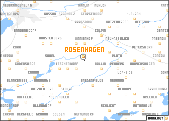 map of Rosenhagen