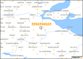 map of Rosenhagen