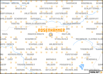 map of Rosenhammer