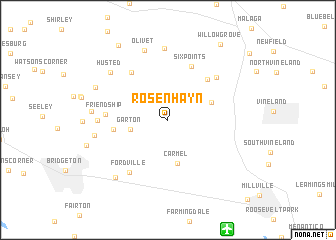 map of Rosenhayn