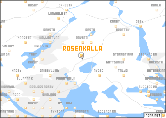 map of Rosenkälla