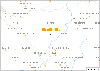 map of Rosennano