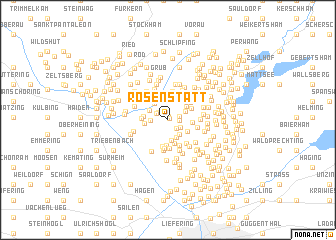 map of Rosenstatt