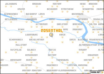 map of Rosenthal