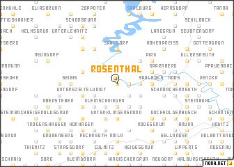 map of Rosenthal