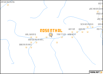 map of Rosenthal