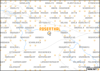 map of Rosenthal