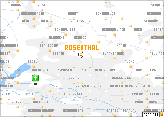 map of Rosenthal