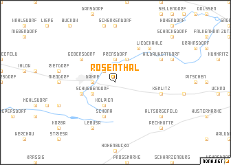 map of Rosenthal