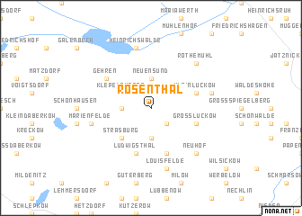 map of Rosenthal