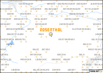 map of Rosenthal