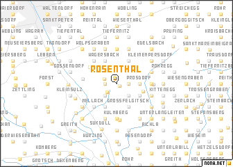 map of Rosenthal