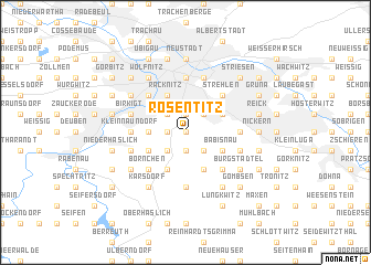 map of Rosentitz