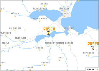 map of Rosen