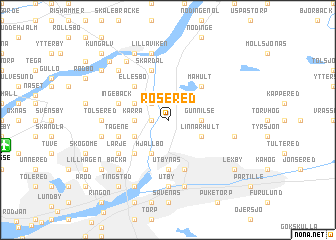 map of Rösered