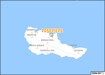 map of Roserière