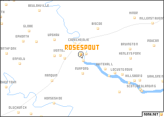 map of Rosespout