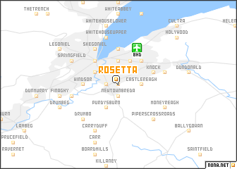 map of Rosetta