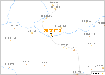 map of Rosetta
