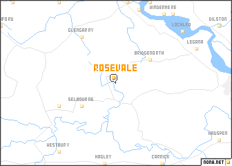 map of Rosevale