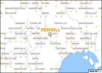 map of Rosewell