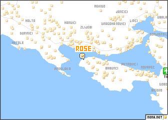 map of Rose