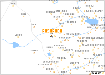 map of Roshanda