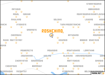 map of Roshchino