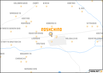 map of Roshchino